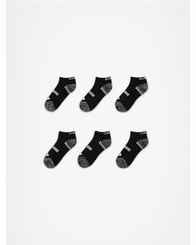 Boys' Converse 6-Pack No-Show Socks Black | Australia-29407