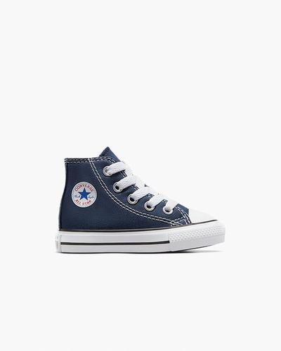 Boys' Converse Chuck Taylor All Star High Top Sneakers Navy | Australia-86352