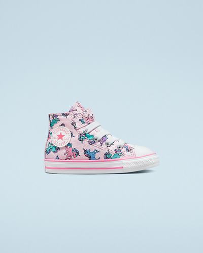 Girls' Converse Chuck Taylor All Star Easy-On Unicorns High Top Sneakers Pink/Blue | Australia-67184