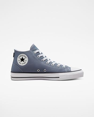 Men's Converse CONS Chuck Taylor All Star Pro Skate Shoes Grey/White/Black | Australia-19087