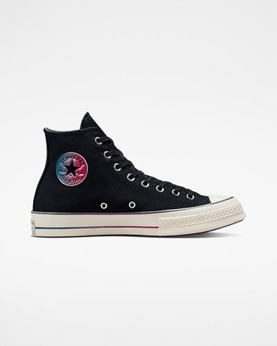 Men's Converse Chuck 70 Color Fade High Top Sneakers Black/Grey | Australia-29758