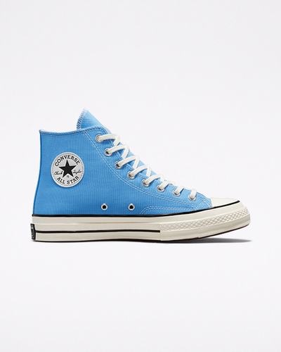 Men's Converse Chuck 70 High Top Sneakers Blue/Black | Australia-40896