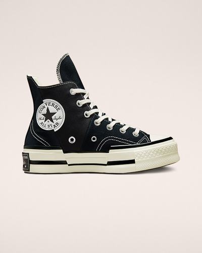 Men's Converse Chuck 70 Plus High Top Sneakers Black | Australia-56713