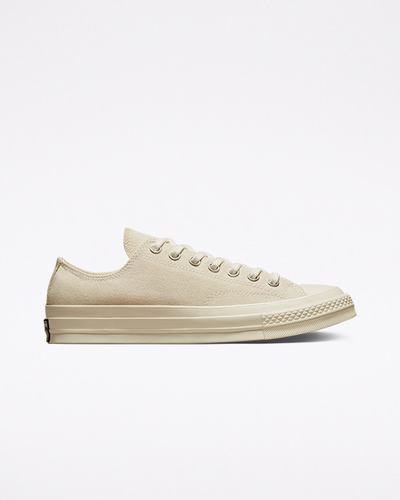 Men's Converse Chuck 70 Vintage Canvas Sneakers Beige/Black | Australia-29315