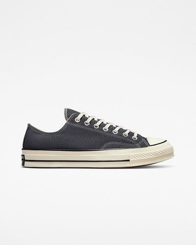 Men's Converse Chuck 70 Vintage Canvas Sneakers Grey/Black | Australia-81254