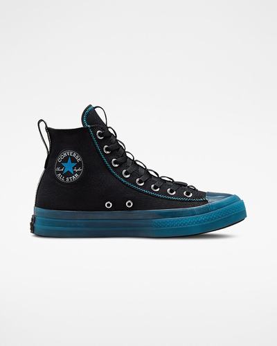 Men's Converse Chuck Taylor All Star CX Explore High Top Sneakers Black/Blue/White | Australia-37451