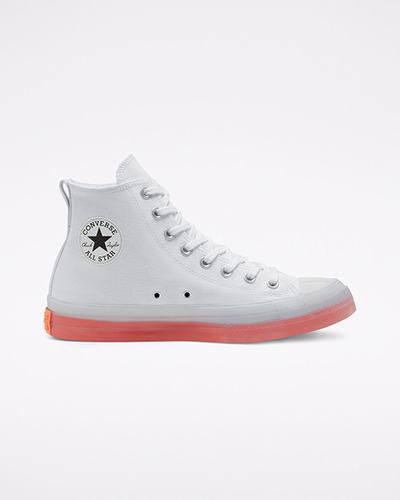 Men's Converse Chuck Taylor All Star CX High Top Sneakers White/Mango | Australia-38024