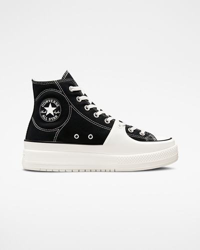 Men's Converse Chuck Taylor All Star Construct High Top Sneakers Black/White | Australia-79586