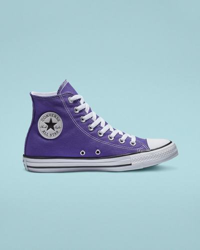 Men's Converse Chuck Taylor All Star High Top Shoes Purple | Australia-25083