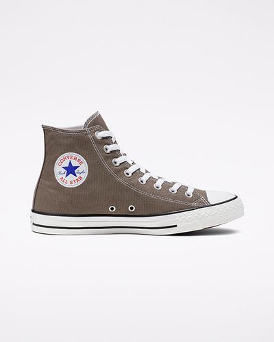 Men's Converse Chuck Taylor All Star High Top Sneakers Deep Grey | Australia-32940