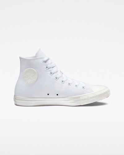 Men's Converse Chuck Taylor All Star High Top Sneakers White | Australia-43172