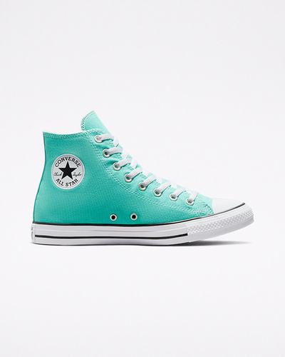 Men's Converse Chuck Taylor All Star High Top Sneakers Light Turquoise | Australia-59374