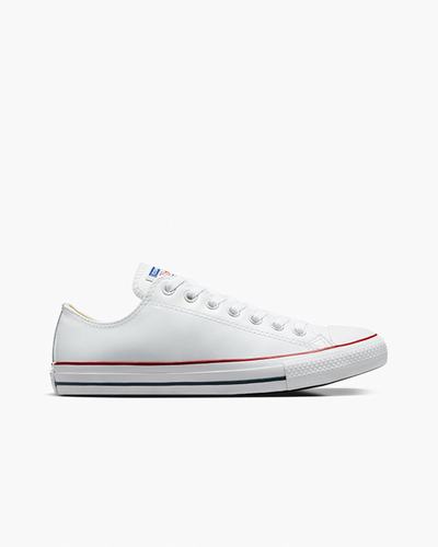 Men's Converse Chuck Taylor All Star Leather Sneakers White | Australia-19607