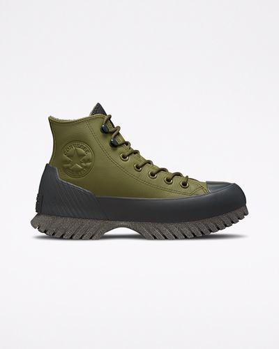 Men's Converse Chuck Taylor All Star Lugged 2.0 Counter Climate Boots Olive/Grey/Black | Australia-25801