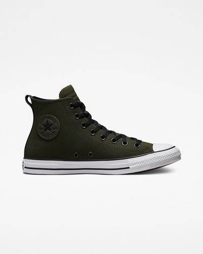 Men's Converse Chuck Taylor All Star TecTuff High Top Sneakers Olive/Green/White/Black | Australia-16853