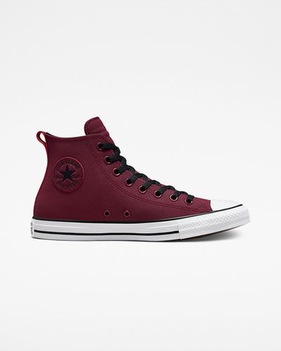 Men's Converse Chuck Taylor All Star TecTuff High Top Sneakers Dark Red/White/Black | Australia-47601