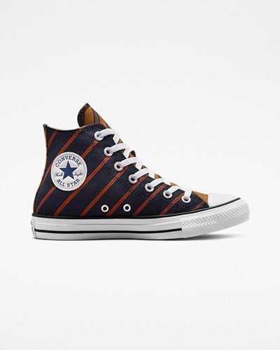 Men's Converse Chuck Taylor All Star Twisted Classics High Top Sneakers Obsidian/Deep Burgundy | Australia-46107