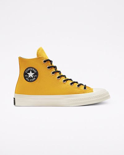 Men's Converse Engineered Optimism Chuck 70 GORE-TEX High Top Sneakers Dark Sulfur/Black/Egret | Australia-68140