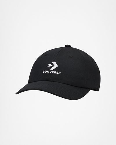 Men's Converse Logo Lock-Up Baseball Hats Black | Australia-15692