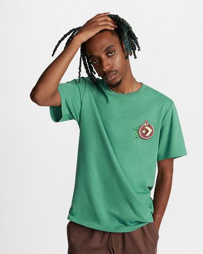 Men's Converse Pomegranate Graphic T-Shirts Green | Australia-17520