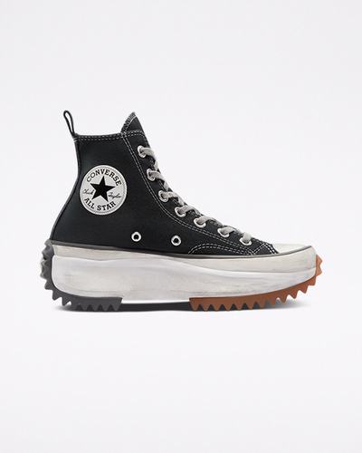 Men's Converse Run Star Hike High Top Shoes Black | Australia-46178