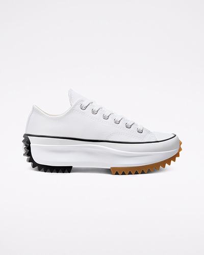 Men's Converse Run Star Hike Sneakers White/Black | Australia-30174