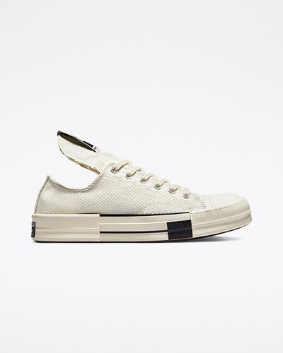 Men's Converse x DRKSHDW DRKSTAR Chuck 70 Sneakers White/Black | Australia-96478