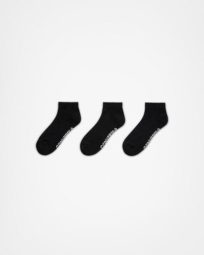 Women's Converse 3-Pack Made For Chuck High Socks Black | Australia-19250