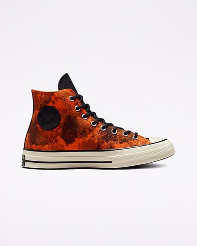 Women's Converse Chuck 70 GORE-TEX® High Top Sneakers Orange/Black | Australia-54281