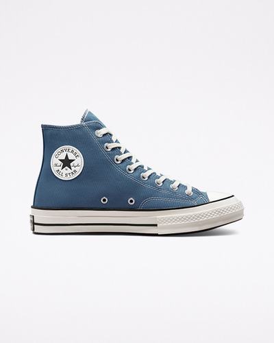 Women's Converse Chuck 70 High Top Sneakers Deep Waters/Egret/Black | Australia-21673