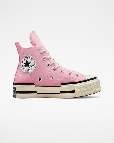 Women's Converse Chuck 70 Plus High Top Sneakers Orange Pink | Australia-20953