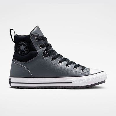 Women's Converse Chuck Taylor All Star Berkshire Boot Water Resistant Winter Boots Grey/Black | Australia-43671