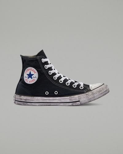 Women's Converse Chuck Taylor All Star Canvas Smoke High Top Sneakers Black/White | Australia-23096