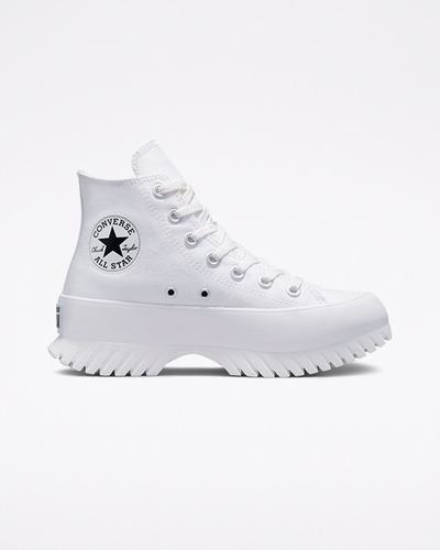 Women's Converse Chuck Taylor All Star Lugged 2.0 High Top Sneakers White/Black | Australia-87961