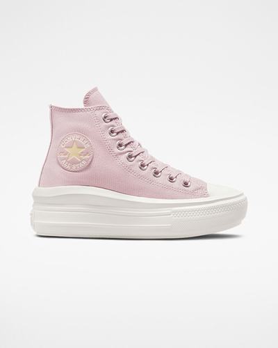 Women's Converse Chuck Taylor All Star Move High Top Sneakers Grey/Lemon | Australia-89041