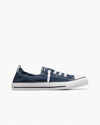 Women's Converse Chuck Taylor All Star Shoreline Slip On Navy | Australia-06814