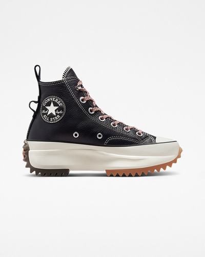 Women's Converse Run Star Hike High Top Sneakers Black | Australia-24159