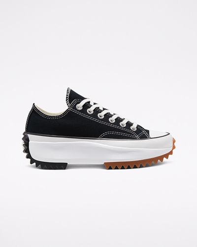 Women's Converse Run Star Hike Sneakers Black/White | Australia-12403