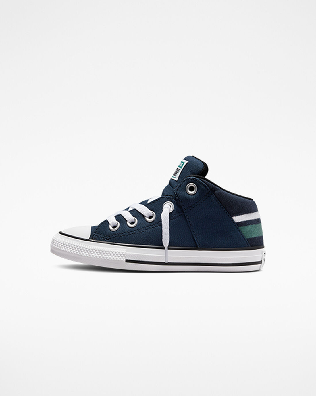 Boys' Converse Chuck Taylor All Star Axel Varsity Club High Top Sneakers Navy/White | Australia-08167