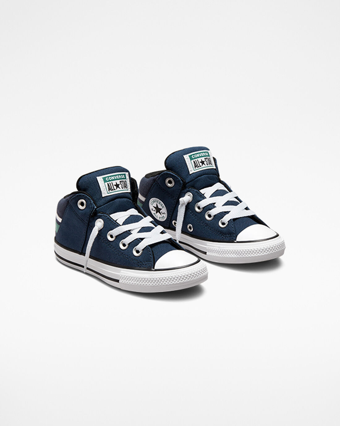 Boys' Converse Chuck Taylor All Star Axel Varsity Club High Top Sneakers Navy/White | Australia-08167