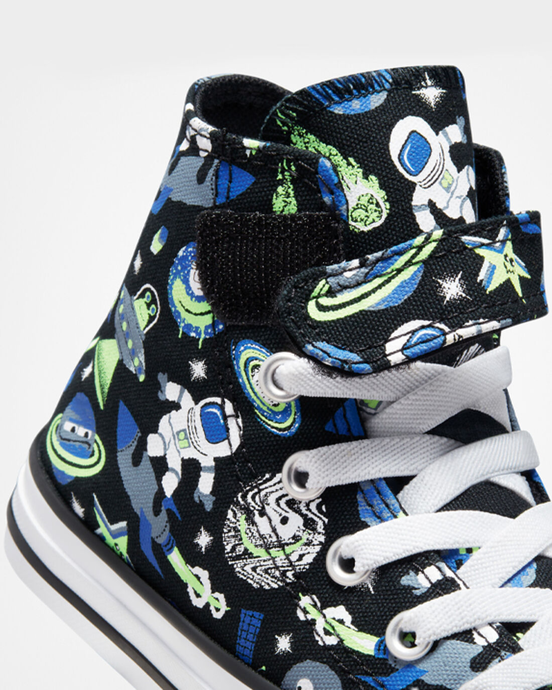 Boys' Converse Chuck Taylor All Star Easy-On Space Cruiser High Top Sneakers Black/Blue/Green | Australia-10597