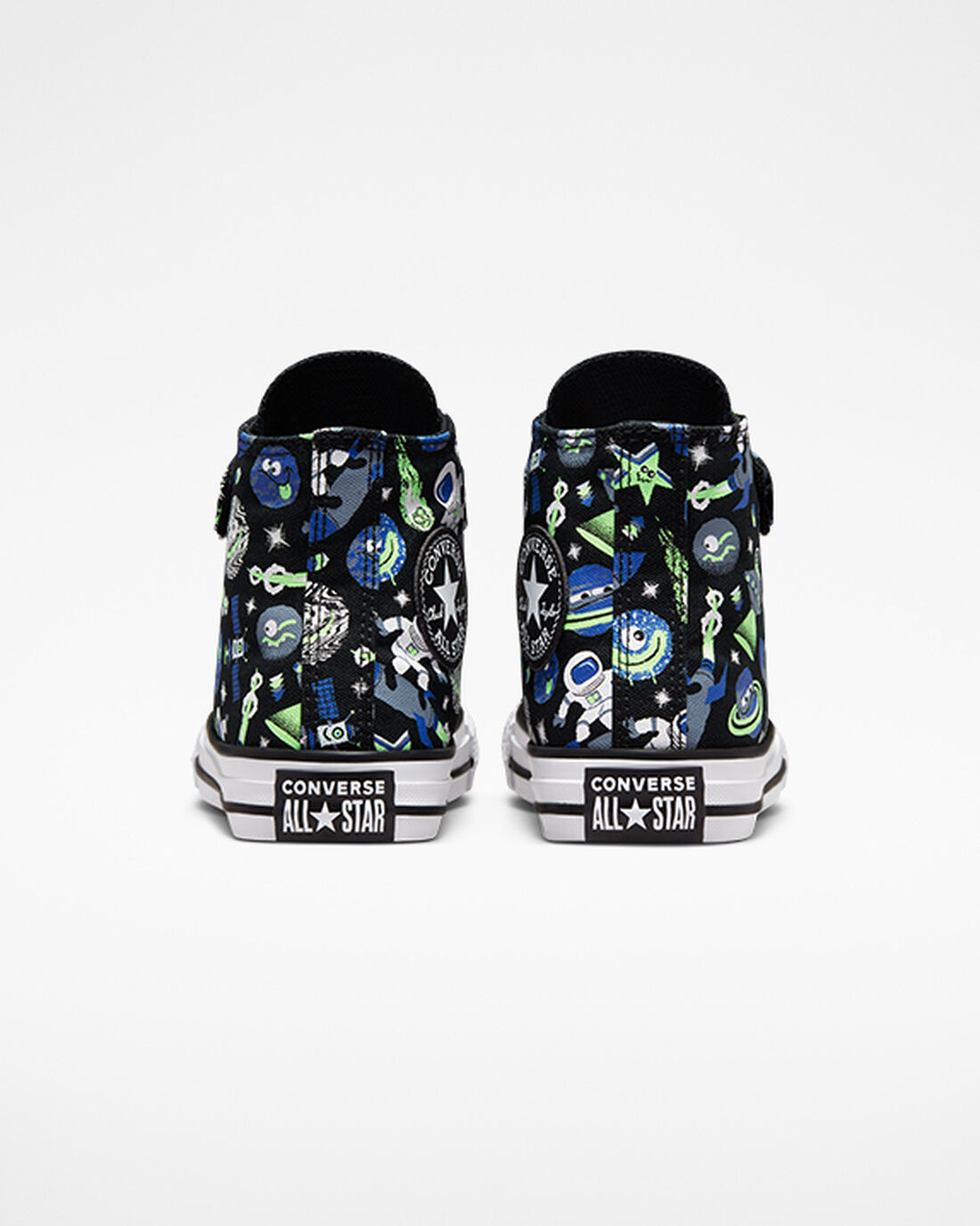 Boys' Converse Chuck Taylor All Star Easy-On Space Cruiser High Top Sneakers Black/Blue/Green | Australia-10597