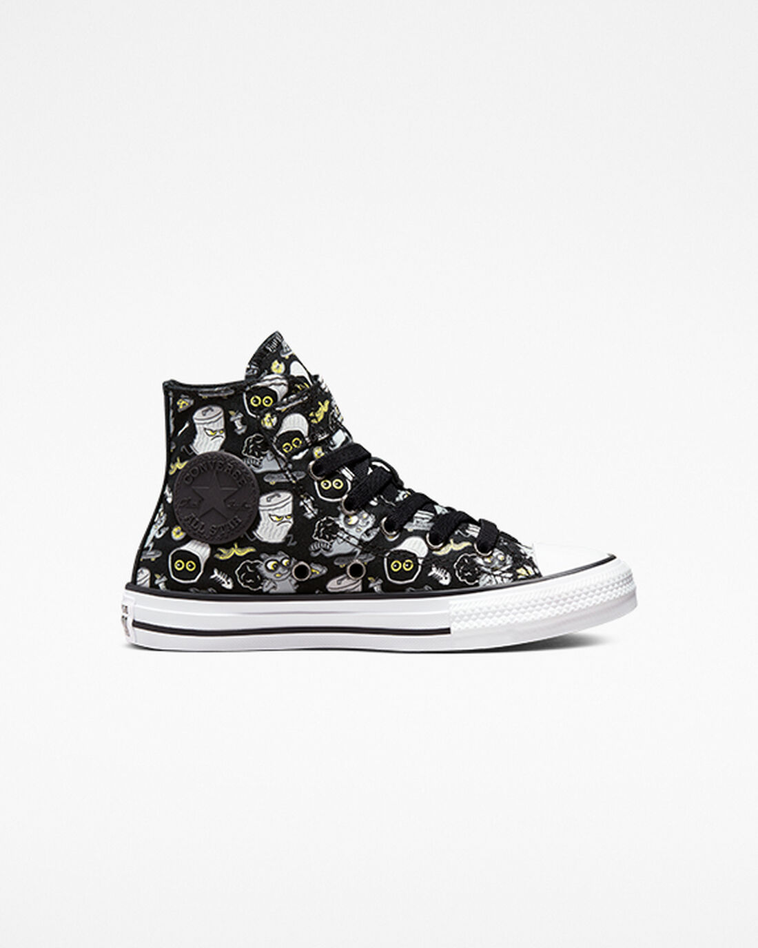 Boys\' Converse Chuck Taylor All Star Easy-On Raccoons High Top Sneakers Black/Grey | Australia-16870