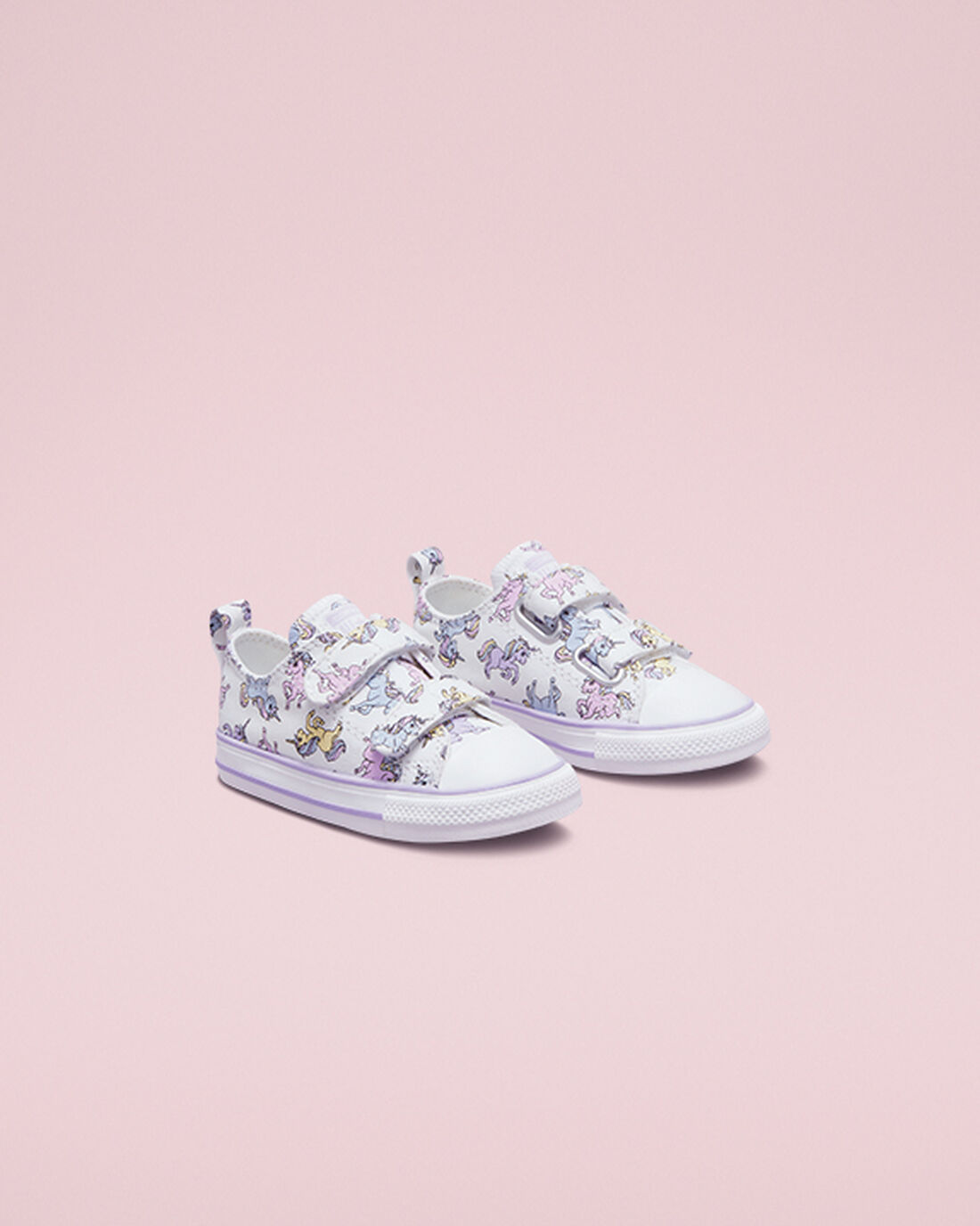 Boys' Converse Chuck Taylor All Star Easy-On Unicorns Sneakers White/Grey Purple | Australia-25471