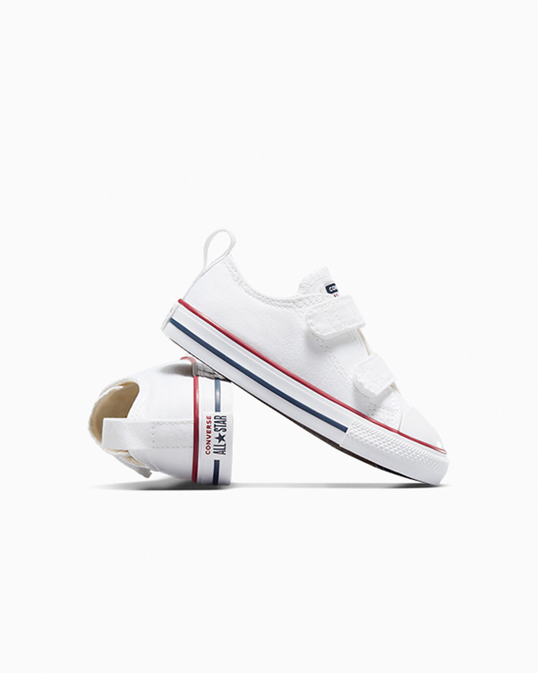 Boys' Converse Chuck Taylor All Star Easy-On Sneakers White/Dark Red/Navy | Australia-40295