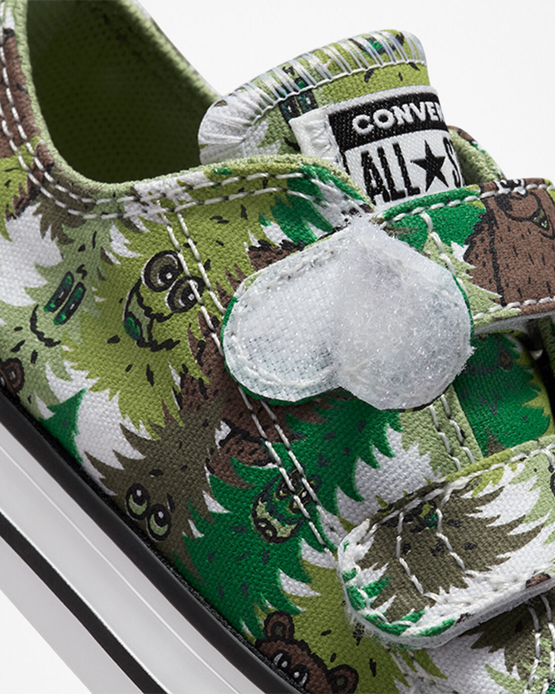 Boys' Converse Chuck Taylor All Star Easy-On Forest Camo Sneakers White/Green | Australia-45761