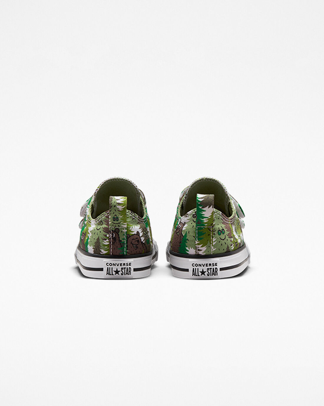 Boys' Converse Chuck Taylor All Star Easy-On Forest Camo Sneakers White/Green | Australia-45761