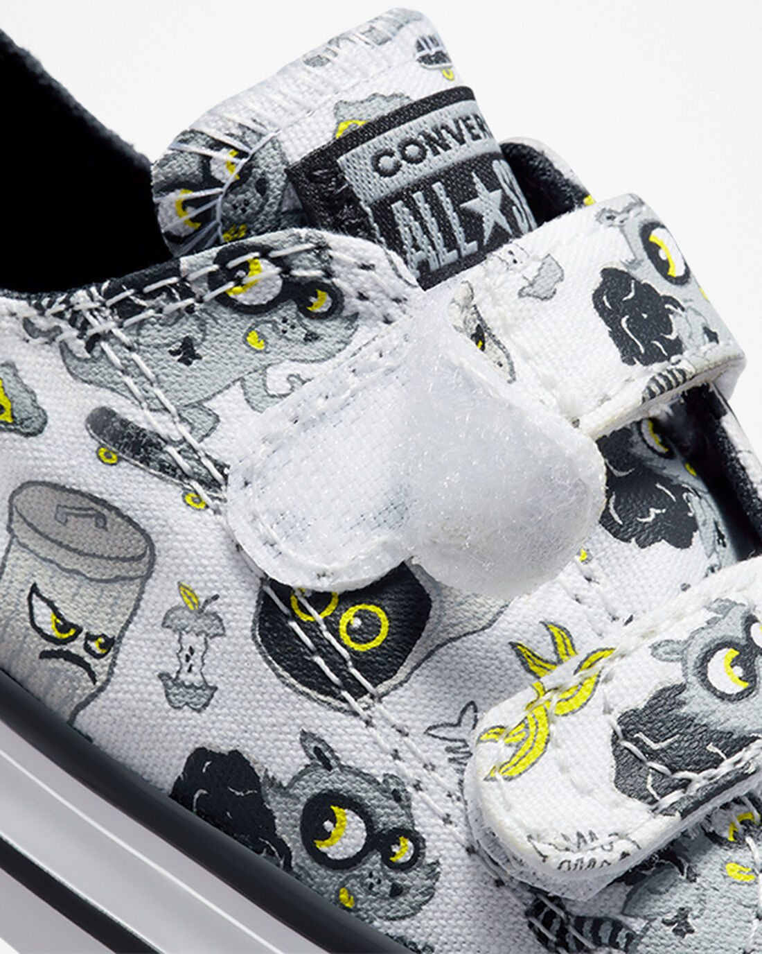 Boys' Converse Chuck Taylor All Star Easy-On Raccoons Sneakers White/Black/Grey | Australia-74836