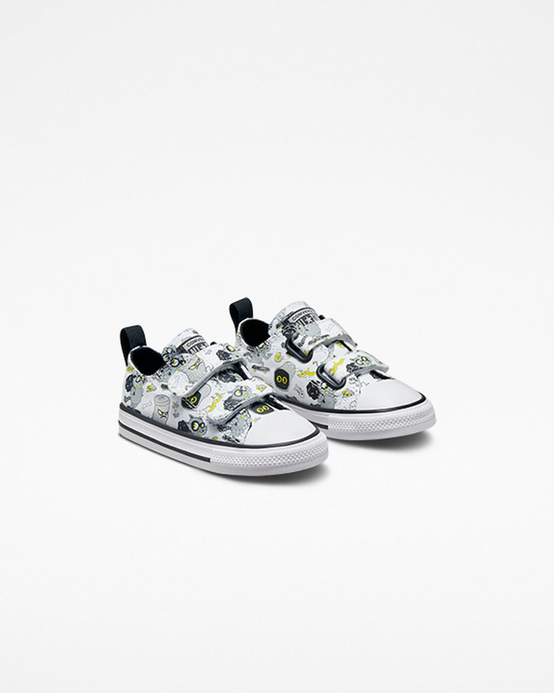 Boys' Converse Chuck Taylor All Star Easy-On Raccoons Sneakers White/Black/Grey | Australia-74836