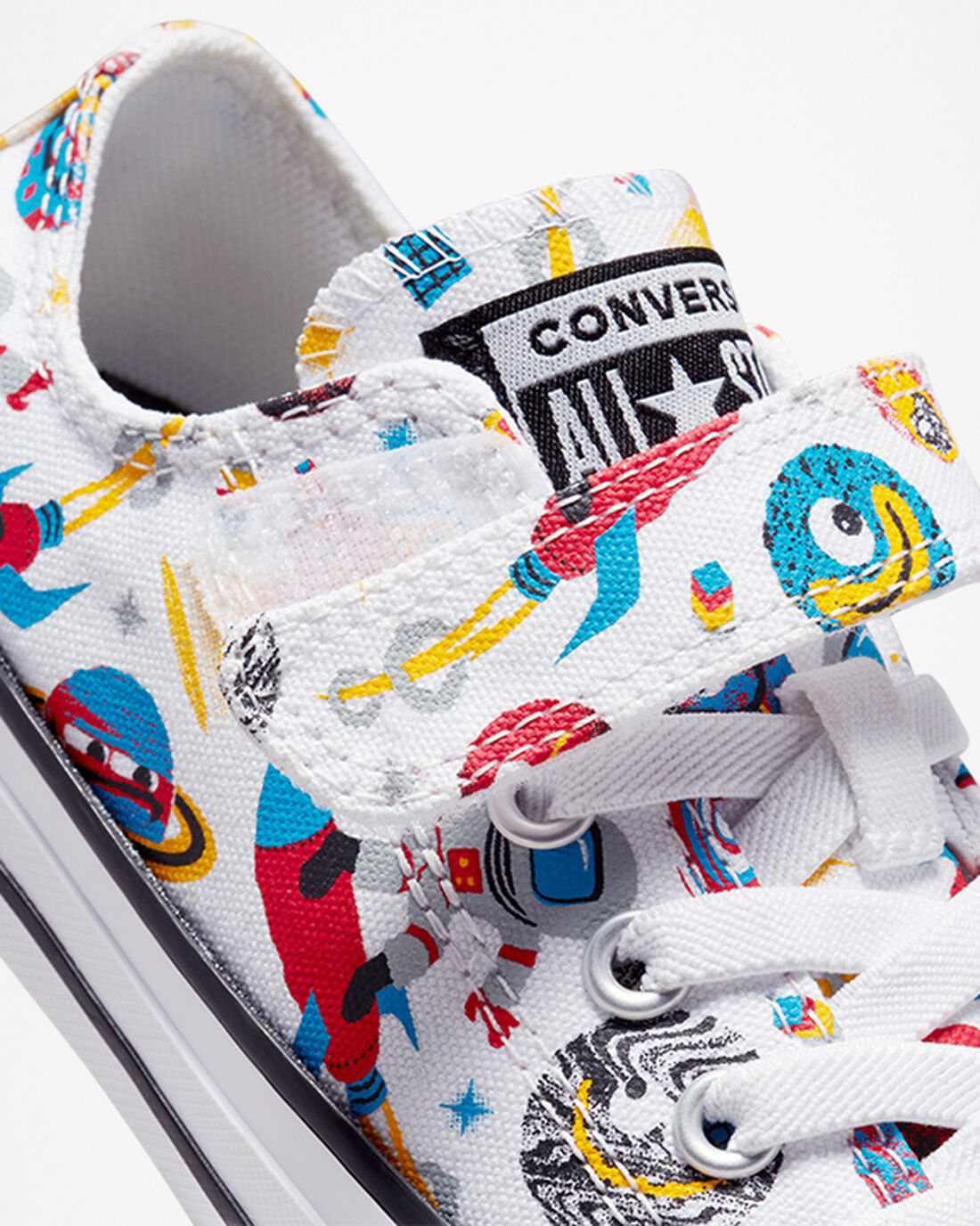 Boys' Converse Chuck Taylor All Star Easy-On Space Cruiser Sneakers White/Red | Australia-84732